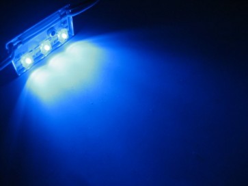 3x hyperflux aluminium LED strip blauw