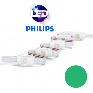 PHILIPS Groene waterdichte LED module met 1 power LED LP W8000
