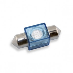 Festoon 31 mm. LED Vervanger (blauw)