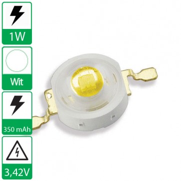 1 watt Witte Edison opto LED emitter