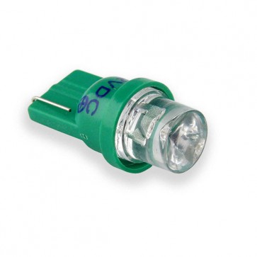T10 Concave LED Vervanger (groen) 2 stuks