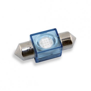 Festoon 31 mm. LED Vervanger (blauw)