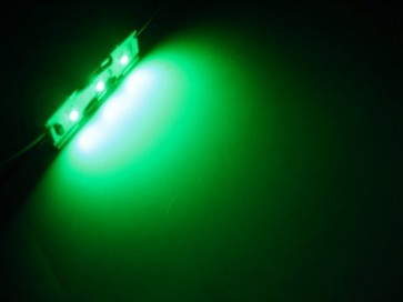 LED strip met 3 SMD LEDs groen
