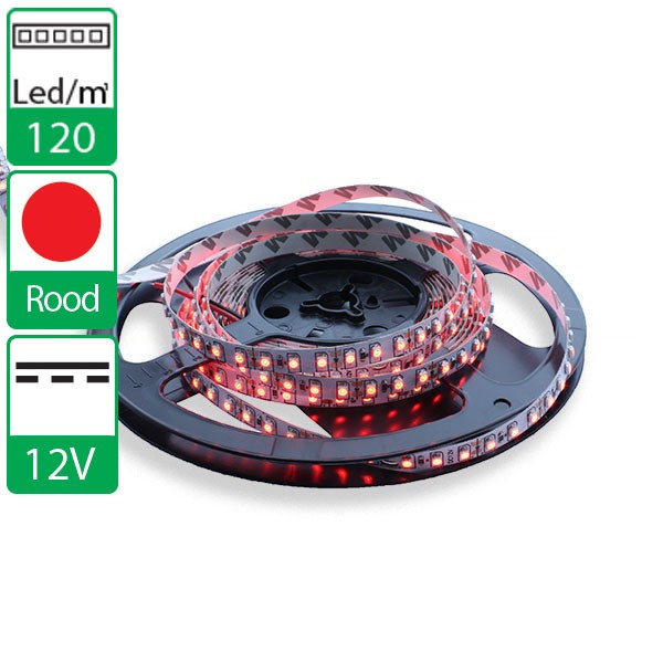 1m smd LED strip rood: LEDs-buy.nl het online LED