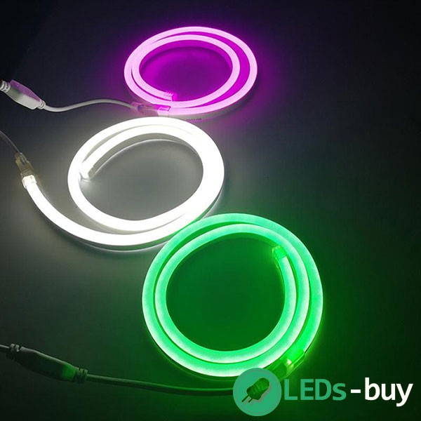 LED Neon siliconen sleeve voor ledstrip 8-10mm: LEDs-buy.nl het online LED assortiment