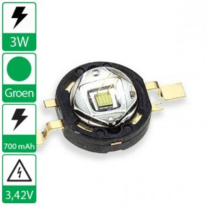 3 watt Groene Edison opto LED emitter