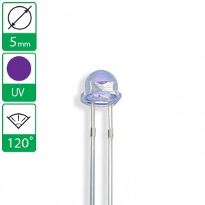 UV/Paarse LED 120 graden 5mm