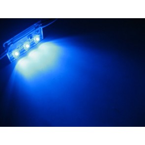 3x hyperflux aluminium LED strip blauw