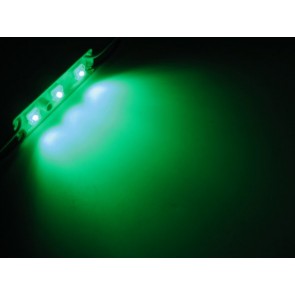 Waterdichte groene LED strip 6,7 cm 12 V 3 Hyperflux LED